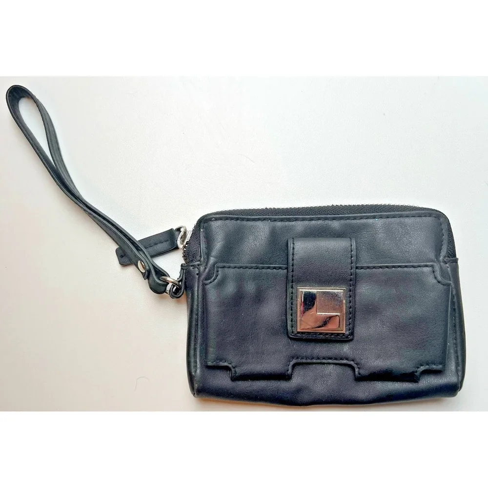 The Limited Black  Vintage Wallet - 4.5in  x 6 in